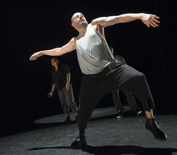 À L’UNISSON - Compagnie Hip Tap Project - Chorégraphie : LeeLa PETRONIO - Assistée de Jep MELENDEZ - Avec : Daniel LUKA, Jep MELENDEZ, Leela PETRONIO, Ludovic TRONCHE - Musique : Florian GAYREL - Lors de l'accueil de la compagnie en résidence au Studio du Centre Chorégraphique de Créteil et du Val de Marne - Le 7 septembre 2018 - Photo : Benoîte FANTON